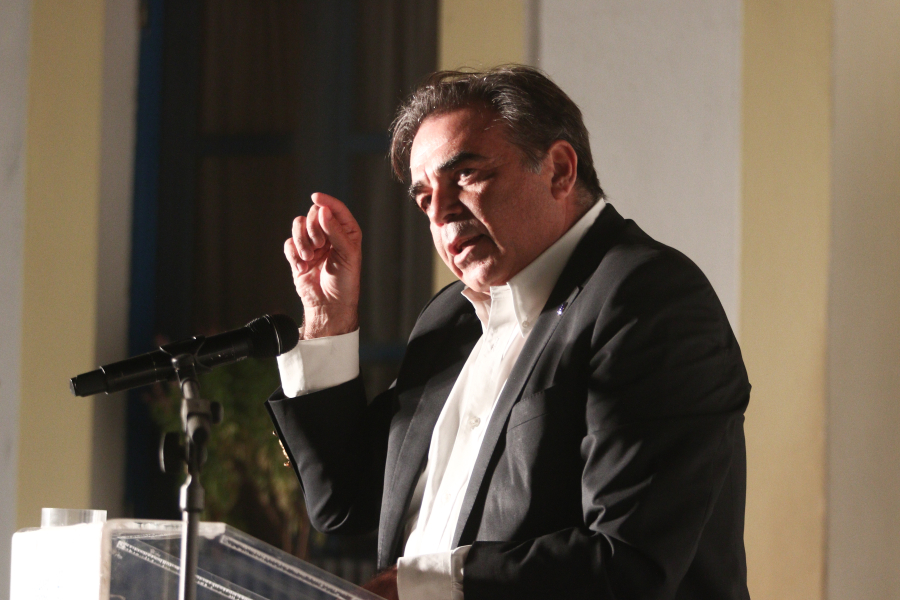 Ο Μ. Σχοινάς στην Θεσσαλονίκη