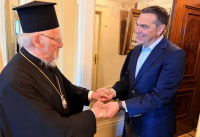 Συνάντηση Τσίπρα με Βαρθολομαίο -Συζήτησαν για διεθνείς εξελίξεις, θρησκευτική διπλωματία και περιβάλλον