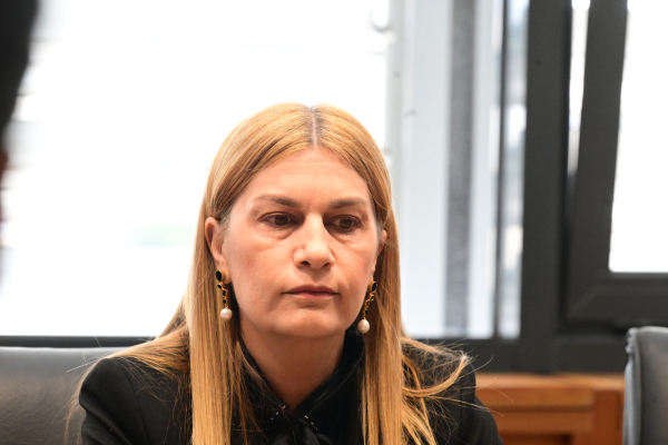 Απειλητικά συνθήματα στο σπίτι και το πολιτικό γραφείο της Σέβης Βολουδάκη - «Θάνατος στη ΝΔ, γκαζάκια στα σπίτια σας»