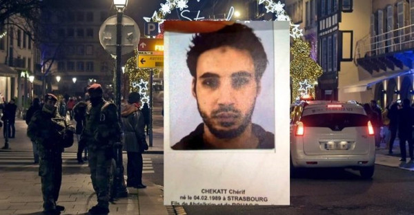 Ανατριχιαστική εικόνα από την στιγμή που «πέφτει» νεκρός ο μακελάρης του Στρασβούργου (pic)