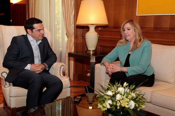 Τσίπρας σε Γεννηματά για την Αναθεώρηση: Χρειάζεται γενναία προοδευτική τομή