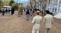 Πανεπιστημίου και Αρεοπαγίτου έγιναν χωματόδρομος για τα γυρίσματα σειράς - Δείτε εικόνες