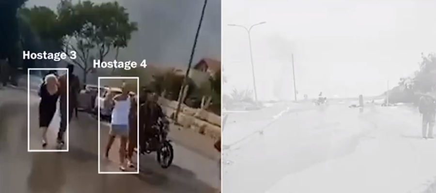 Φρικιαστικό βίντεο: Μαχητές της Χαμάς παίρνουν ομήρους 4 Ισραηλινούς και λίγο αργότερα τους εκτελούν