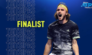 Στον τελικό του ATP Finals o Τσιτσιπάς! Επικράτησε με 2-0 σετ του «μύθου» Ρότζερ Φέντερερ