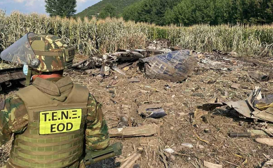 Συντριβή Antonov στην Καβάλα: Εντοπίστηκαν και οι 8 σοροί των μελών του πληρώματος