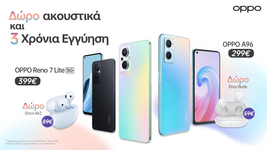 Και στην Ελλάδα η OPPO, ο 4ος μεγαλύτερος κατασκευαστής smartphones παγκοσμίως