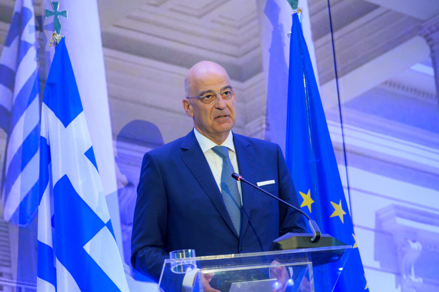 «Σαφής και υπαρκτή η απειλή της Τουρκίας»: Ο Δένδιας «καρφώνει» τον Ερντογάν στην συνάντηση των Ευρωπαίων ΥΠΕΞ