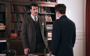 «Grand Hotel»: Ο Ρήγας διαβάζει την ερωτική εξομολόγηση του Άρη στην Αλίκη