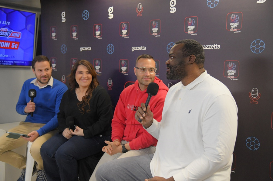 Πρεμιέρα για το Πάμε Στοίχημα Football Party by Gazzetta: Μοναδικό pre-game show με Ζαρίφη, Φραγκολιά και Σχορτσιανίτη