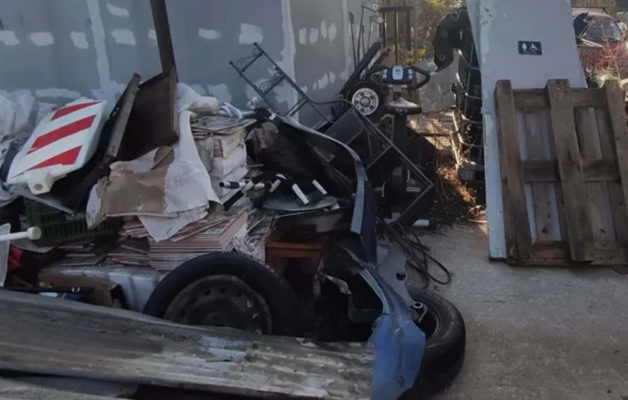 Eπικίνδυνα απόβλητα σε συνεργείο στη Θεσσαλονίκη (εικόνες)