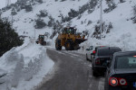 Κακοκαιρίας συνέχεια και την Δευτέρα - Χιόνια και στην Πάρνηθα
