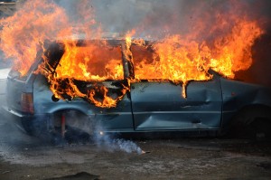 Φωτιά σε αυτοκίνητο επί της Τσιμισκή