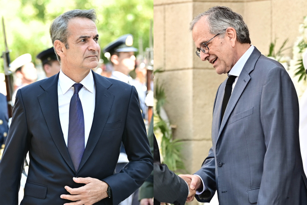 Αποχώρησε ο Σαμαράς από τη Μητρόπολη πριν την άφιξη Μητσοτάκη