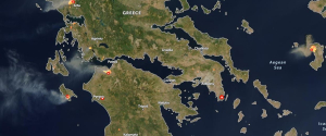 Πού έχει φωτιές τώρα - Live χάρτης