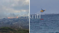 Φωτιά τώρα στο Λασίθι Κρήτης - Ήχησε το 112 για εκκένωση οικισμού