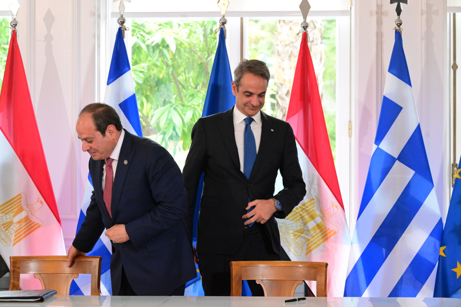 Επικοινωνία Κυριάκου Μητσοτάκη με τον Πρόεδρο της Αιγύπτου Άμπντελ Φάταχ αλ Σίσι