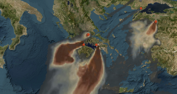 Φωτιά στο Πόρτο Γερμενό: Έφτασε μέχρι τη Λιβύη ο καπνός από την πυρκαγιά