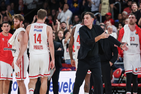 Euroleague: Ήττα για τον Ολυμπιακό από την Μπαρτσελόνα στην Ισπανία (98-85)