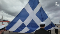 Επέτειος 28η Οκτωβρίου: Υψώθηκε στη Χίο η μεγαλύτερη ελληνική σημαία (βίντεο)