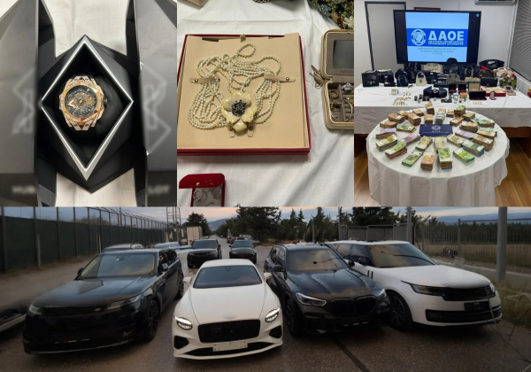 Χωριάτικο: Πανάκριβα ρολόγια, στόλο από supercars, πανάκριβες τσάντες και κοσμήματα - Απίστευτα ευρήματα από την ΕΛΑΣ