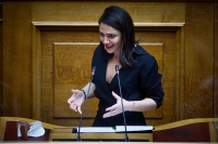 Δόμνα Μιχαηλίδου: Σε αναστολή σύμβασης όσοι δεν κάνουν την πρώτη δόση έως τις 16 Αυγούστου