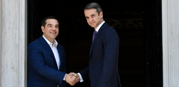 Τηλεφωνική επικοινωνία Μητσοτάκη - Τσίπρα