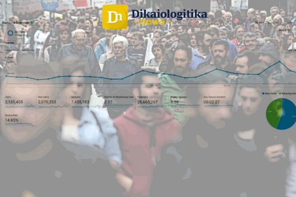 Τα dikaiologitika.gr στην κορυφή με 3.000.000 μοναδικούς επισκέπτες! Ανταποδίδουμε με νέες υπηρεσίες, κορυφαίοι εργατολόγοι απαντούν στα ερωτήματά σου