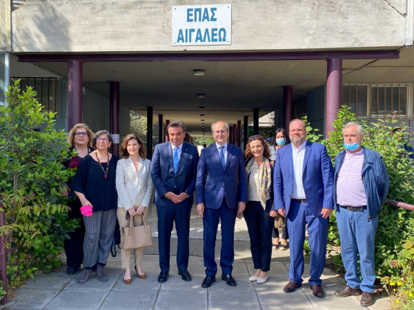 Σχοινάς - Χατζηδάκης στην ΕΠΑΣ ΟΑΕΔ του Αιγάλεω, 1 δισ. ευρώ για κατάρτιση 500.000 ανέργων και εργαζομένων μέχρι το 2025