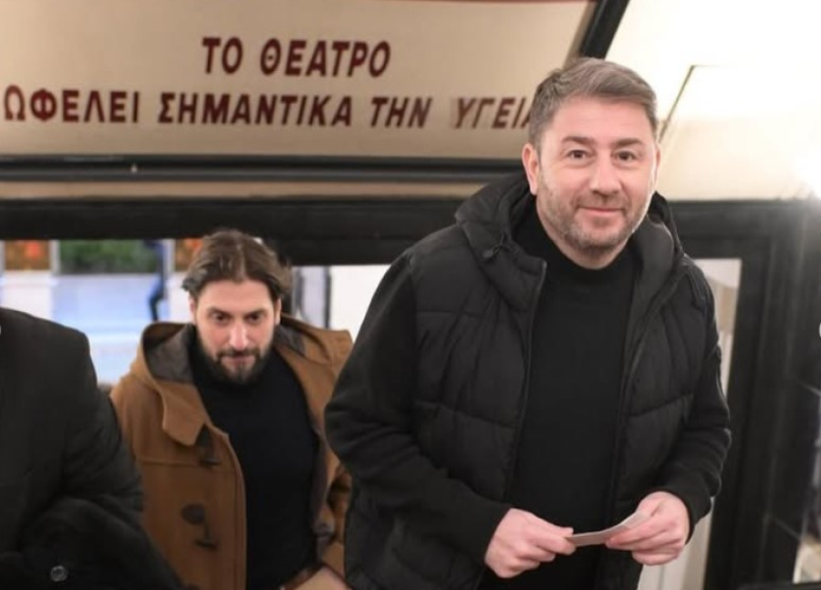 Την παράσταση «Το Υπόγειο» του Ντοστογιέφσκι παρακολούθησε ο Ανδρουλάκης