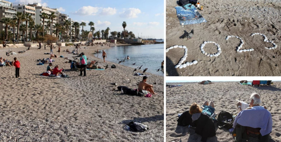 Ανήμερα Πρωτοχρονιάς και οι Αθηναίοι ξεχύθηκαν στις παραλίες