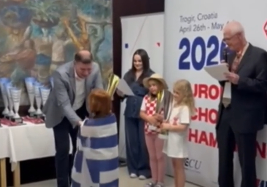 H 7χρονη Σοφία «βασίλισσα» στο Ευρωπαϊκό Σχολικό Πρωτάθλημα Σκάκι