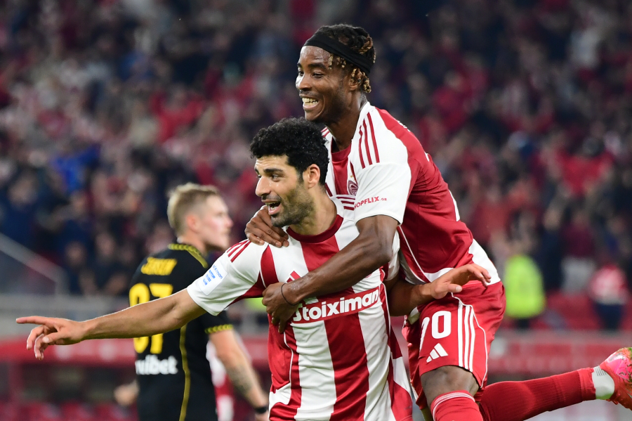 Ολυμπιακός – Άρης 2-1: Ποντένσε, Ταρέμι και Τζολάκης πήγαν τους «ερυθρόλευκους» στην κορυφή της Super League