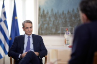 Μητσοτάκης στον ΣΚΑΪ: Εάν δεν υπάρχει πλειοψηφία, το πρώτο κόμμα οφείλει να διερευνήσει τη δυνατότητα σχηματισμού κυβέρνησης