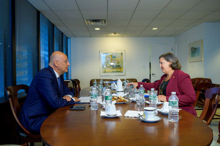 Συνάντηση Δένδια- Νούλαντ: Στο επίκεντρο οι εξελίξεις στην Ανατολική Μεσόγειο και την Ουκρανία