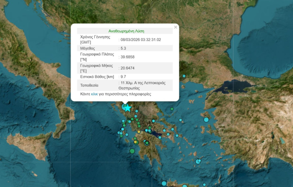 Λέκκας για σεισμό στη Θεσπρωτία: Πολύ νωρίς να αποφανθούμε αν ήταν ο κύριος