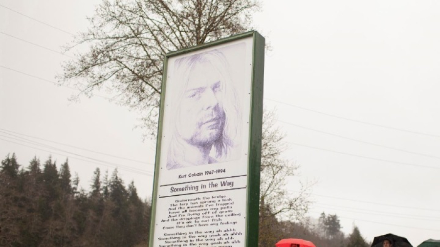 Γκράφιτι στο Μάντσεστερ για την 30ή επέτειο από τον θάνατο του Κερτ Κομπέιν