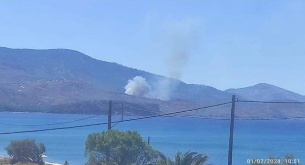 Φωτιά τώρα στη Χίο - Εστάλη 112