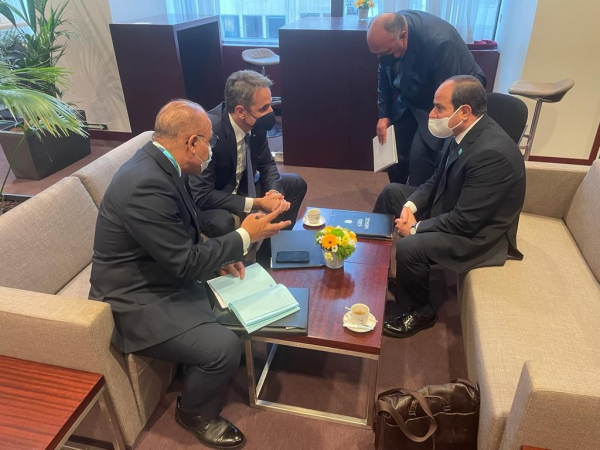 Θερμό τετ α τετ Μητσοτάκη-Αλ Σίσι - Στο επίκεντρο η ηλεκτρική διασύνδεση Ελλάδας - Αιγύπτου