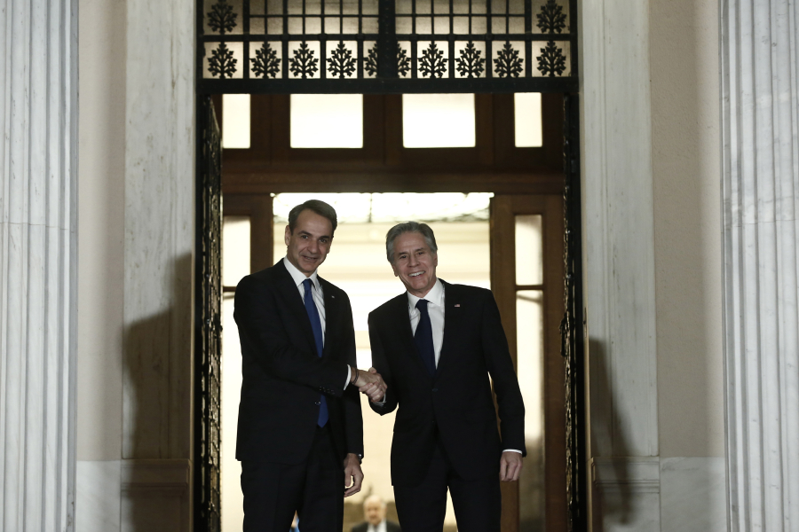 Αύριο το απόγευμα η συνάντηση Μητσοτάκη - Άντονι Μπλίνκεν στα Χανιά, το πρόγραμμα