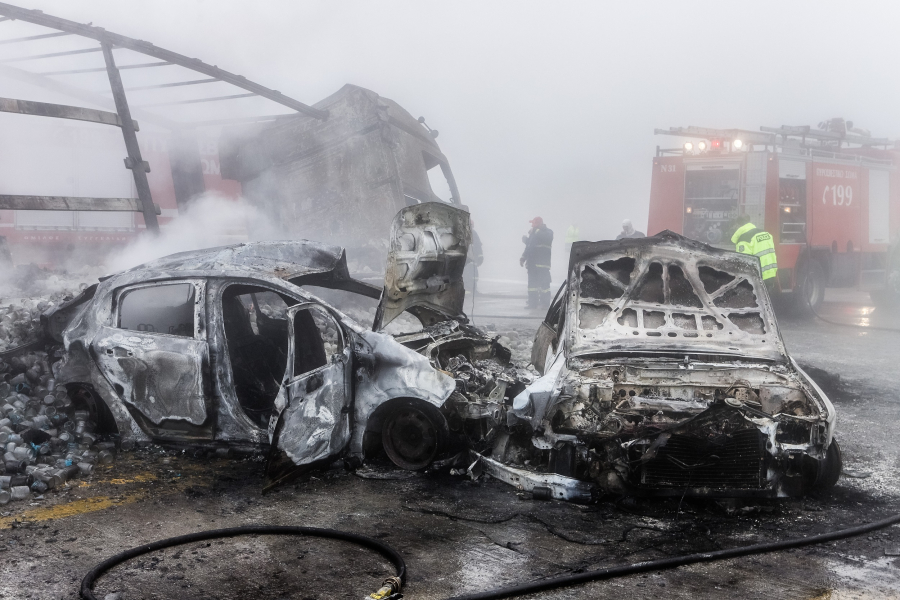 Βίντεο ντοκουμέντο: Οι πρώτες στιγμές μετά το φονικό τροχαίο στην Κοζάνη