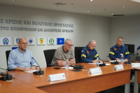 Ισχυροί άνεμοι και υψηλές θερμοκρασίες «στο μικροσκόπιο» της Πολιτικής Προστασίας