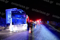 Λάρισα: Τροχαίο με σύγκρουση 4 οχημάτων - Δύο νεκροί 35 και 65 ετών