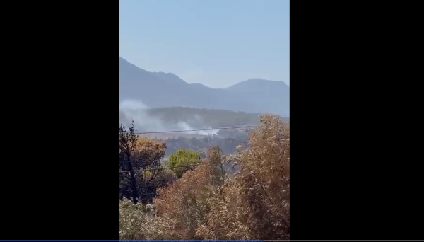 Φωτιά στη Δυτική Αττική: Αναζωπύρωση στη Λούμπα Μεγάρων (βίντεο)