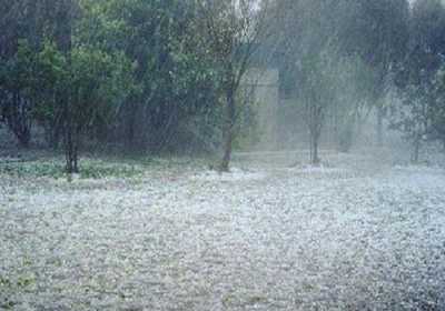 Ισχυρή χαλαζόπτωση στην Κέρκυρα