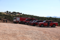 Άμεση κατάσβεση φωτιάς στον Άγιο Στέφανο - Έρευνα για τα αίτια