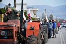 Αποκλεισμός του τελωνείου Ορμενίου από αγρότες 