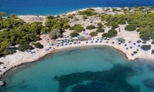 Η «τροπική όαση» κοντά στην Αθήνα: Μια ονειρική παραλία και ένα beach bar όπου περιφέρονται… παγώνια