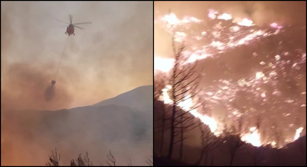 Εκτός ελέγχου η φωτιά στη Ρόδο