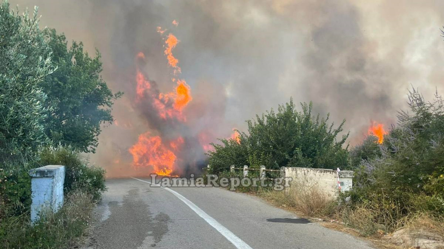 Καλύτερη η εικόνα στη φωτιά της Στυλίδας - «Ήχησε» το 112