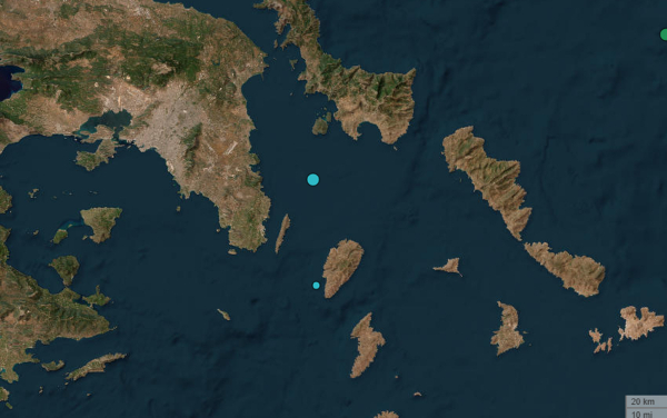 Σεισμός αισθητός στην Αττική